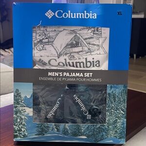 Columbia Men's Pajama Set in Black and White